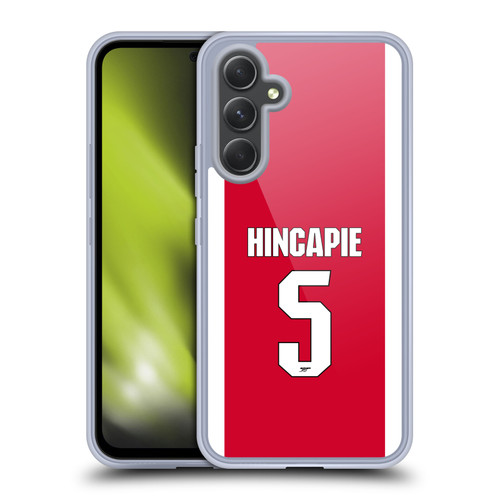 Arsenal FC 2025/26 Players Home Kit 2nd Group Piero Hincapié Soft Gel Case for Samsung Galaxy A54 5G