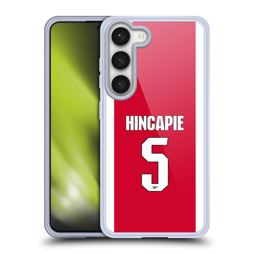 Arsenal FC 2025/26 Players Home Kit 2nd Group Piero Hincapié Soft Gel Case for Samsung Galaxy S23 5G