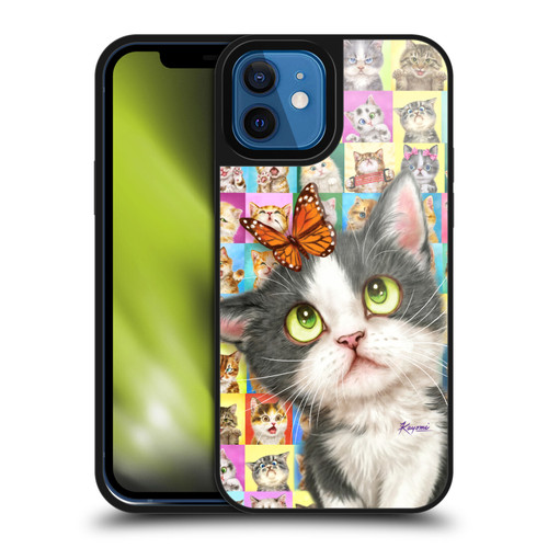 Kayomi Harai Graphic Art Cats Puzzle Gel Armour Case For Apple iPhone 12 / iPhone 12 Pro