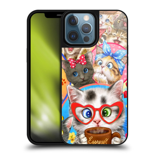 Kayomi Harai Graphic Art Character Cats Gel Armour Case For Apple iPhone 13 Pro Max