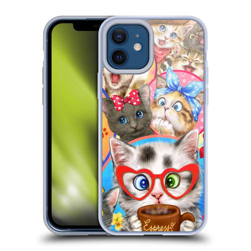 Kayomi Harai Graphic Art Character Cats Soft Gel Case for Apple iPhone 12 / iPhone 12 Pro