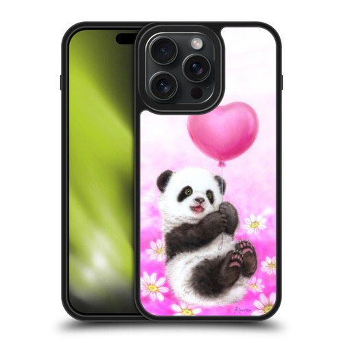 Kayomi Harai Graphic Art Panda Balloon Gel Armour Case For Apple iPhone 15 Pro Max