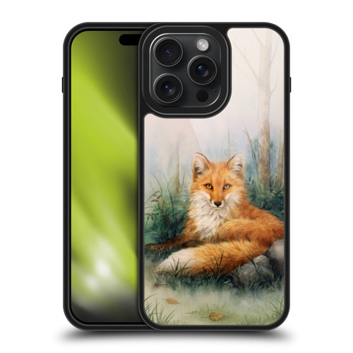 Kayomi Harai Graphic Art Woodland Beauty Fox Gel Armour Case For Apple iPhone 15 Pro Max