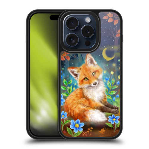Kayomi Harai Graphic Art Dreamy Night Fox Gel Armour Case For Apple iPhone 15 Pro