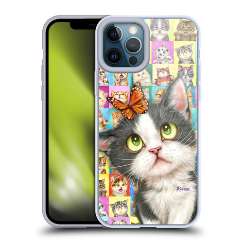 Kayomi Harai Graphic Art Cats Puzzle Soft Gel Case for Apple iPhone 12 Pro Max