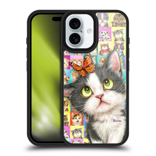 Kayomi Harai Graphic Art Cats Puzzle Gel Armour Case For Apple iPhone 16