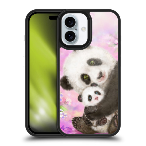 Kayomi Harai Graphic Art Panda Mom And Baby Gel Armour Case For Apple iPhone 16
