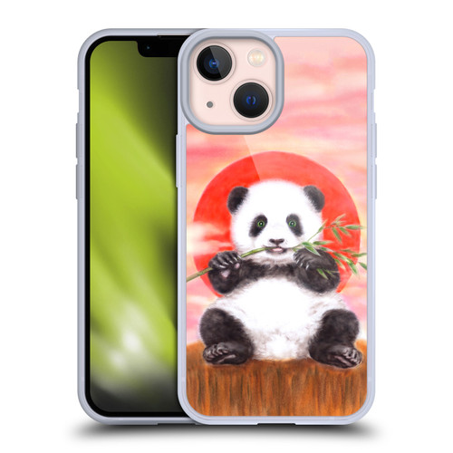 Kayomi Harai Graphic Art Panda Dawn Soft Gel Case for Apple iPhone 13 Mini