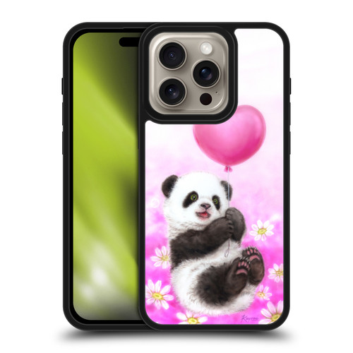 Kayomi Harai Graphic Art Panda Balloon Gel Armour Case For Apple iPhone 16 Pro
