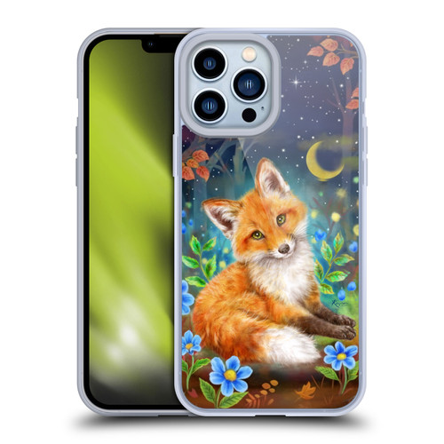 Kayomi Harai Graphic Art Dreamy Night Fox Soft Gel Case for Apple iPhone 13 Pro Max