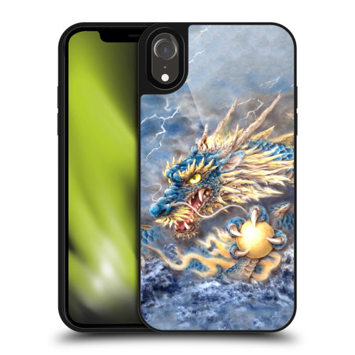 Kayomi Harai Graphic Art Blue Asian Dragon Gel Armour Case For Apple iPhone XR