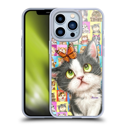 Kayomi Harai Graphic Art Cats Puzzle Soft Gel Case for Apple iPhone 13 Pro