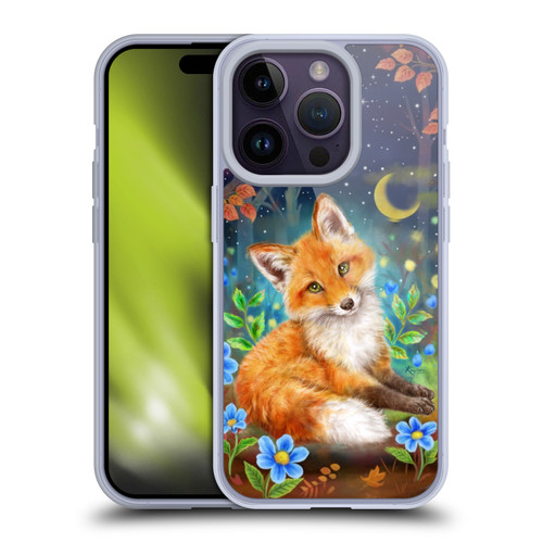Kayomi Harai Graphic Art Dreamy Night Fox Soft Gel Case for Apple iPhone 14 Pro & MagSafe