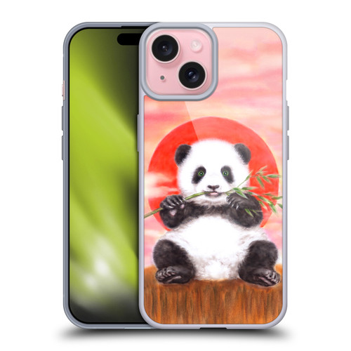 Kayomi Harai Graphic Art Panda Dawn Soft Gel Case for Apple iPhone 15 & MagSafe