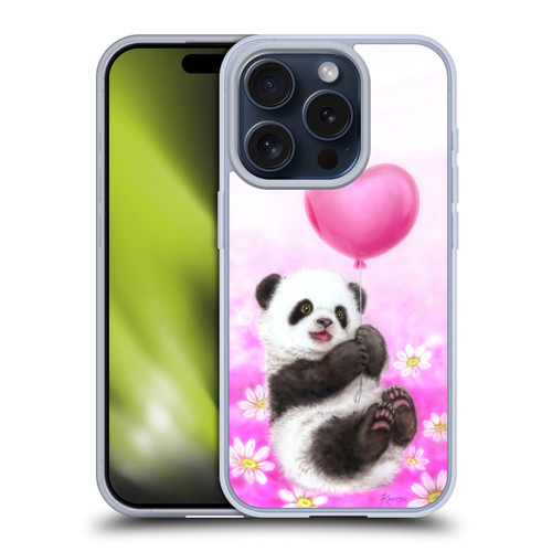 Kayomi Harai Graphic Art Panda Balloon Soft Gel Case for Apple iPhone 15 Pro & MagSafe