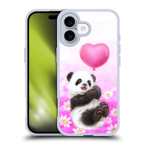 Kayomi Harai Graphic Art Panda Balloon Soft Gel Case for Apple iPhone 16