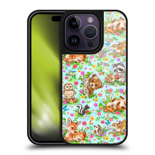 Kayomi Harai Magical Fantasy Woodland Spring Pattern Gel Armour Case For Apple iPhone 14 Pro