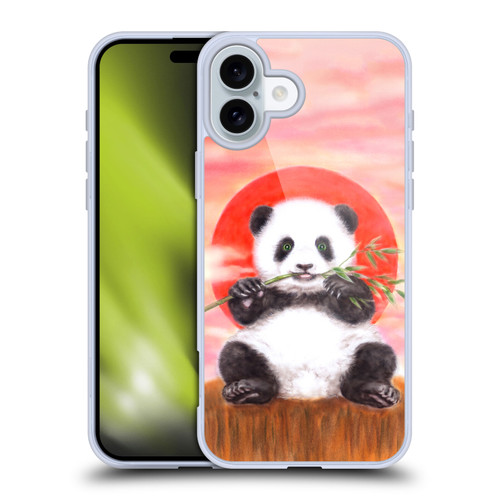 Kayomi Harai Graphic Art Panda Dawn Soft Gel Case for Apple iPhone 16 Plus & MagSafe