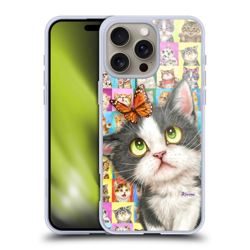 Kayomi Harai Graphic Art Cats Puzzle Soft Gel Case for Apple iPhone 16 Pro Max