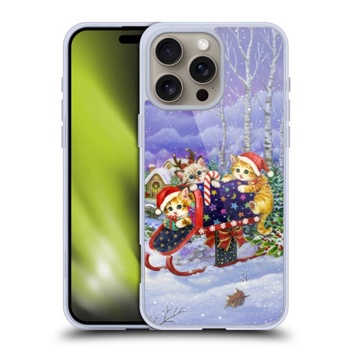 Kayomi Harai Graphic Art Christmas Cats Mailbox Soft Gel Case for Apple iPhone 16 Pro Max