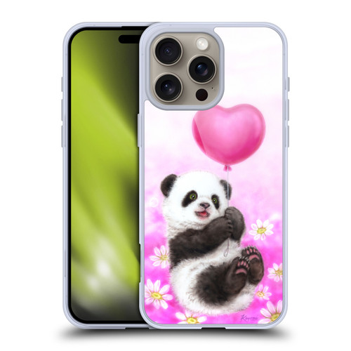 Kayomi Harai Graphic Art Panda Balloon Soft Gel Case for Apple iPhone 16 Pro Max