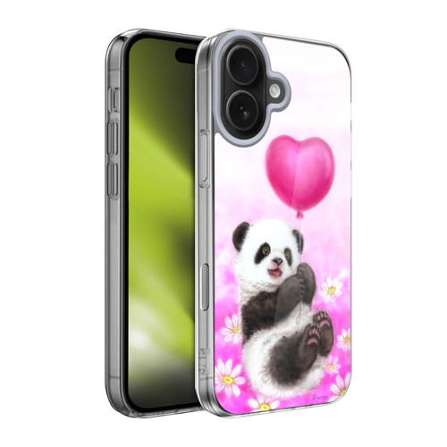 Kayomi Harai Graphic Art Panda Balloon Soft Gel Case for Apple iPhone 17