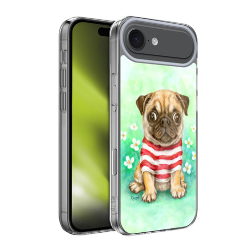 Kayomi Harai Graphic Art Pug Soft Gel Case for Apple iPhone 17 Air
