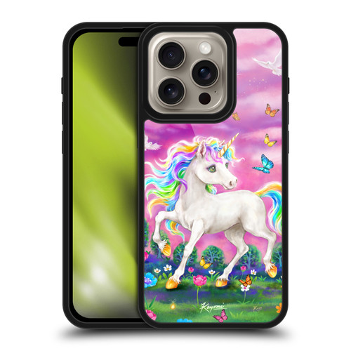 Kayomi Harai Magical Fantasy Unicorn And Butterflies Gel Armour Case For Apple iPhone 16 Pro