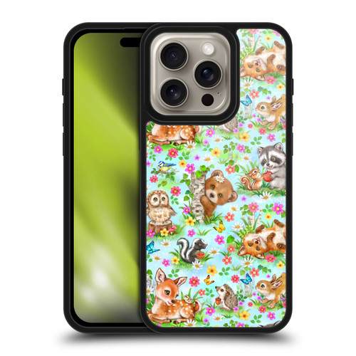 Kayomi Harai Magical Fantasy Woodland Spring Pattern Gel Armour Case For Apple iPhone 16 Pro