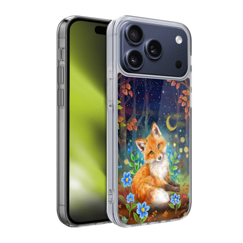 Kayomi Harai Graphic Art Dreamy Night Fox Soft Gel Case for Apple iPhone 17 Pro