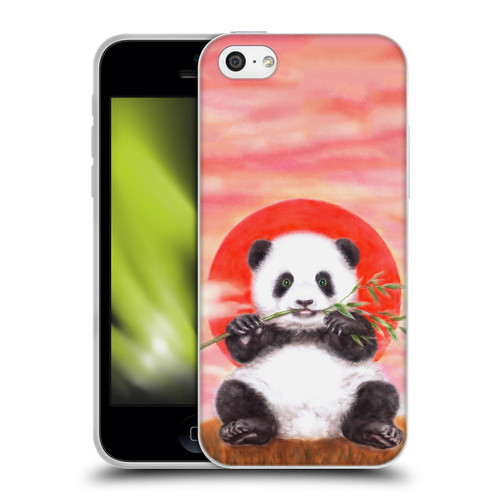 Kayomi Harai Graphic Art Panda Dawn Soft Gel Case for Apple iPhone 5c