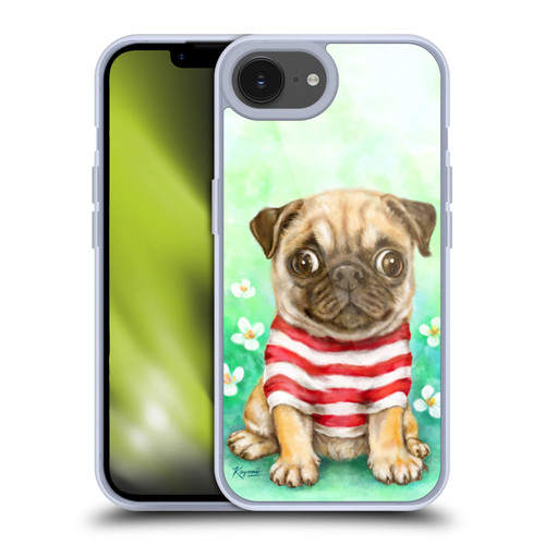Kayomi Harai Graphic Art Pug Soft Gel Case for Apple iPhone 16e