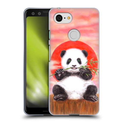 Kayomi Harai Graphic Art Panda Dawn Soft Gel Case for Google Pixel 3