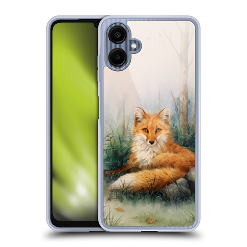 Kayomi Harai Graphic Art Woodland Beauty Fox Soft Gel Case for Samsung Galaxy A06 4G