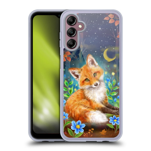 Kayomi Harai Graphic Art Dreamy Night Fox Soft Gel Case for Samsung Galaxy A14 5G