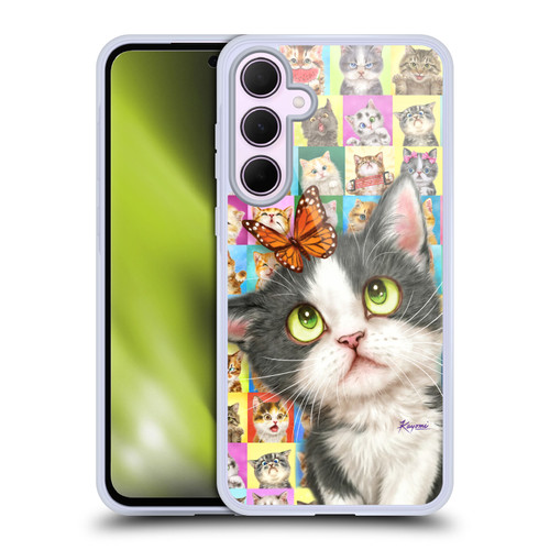 Kayomi Harai Graphic Art Cats Puzzle Soft Gel Case for Samsung Galaxy A35 5G
