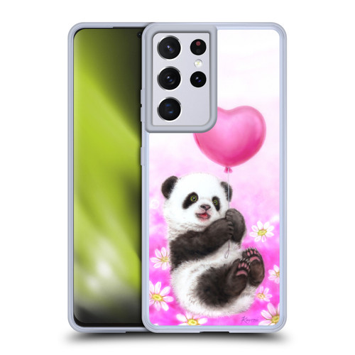 Kayomi Harai Graphic Art Panda Balloon Soft Gel Case for Samsung Galaxy S21 Ultra 5G
