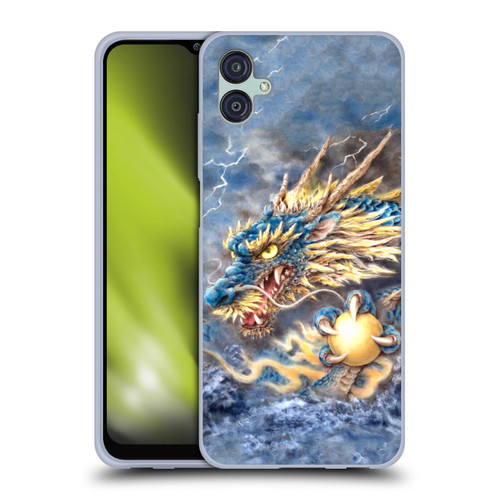 Kayomi Harai Graphic Art Blue Asian Dragon Soft Gel Case for Samsung Galaxy M04 5G / A04e