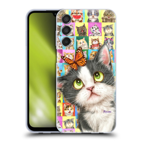 Kayomi Harai Graphic Art Cats Puzzle Soft Gel Case for Samsung Galaxy M15/F15 5G