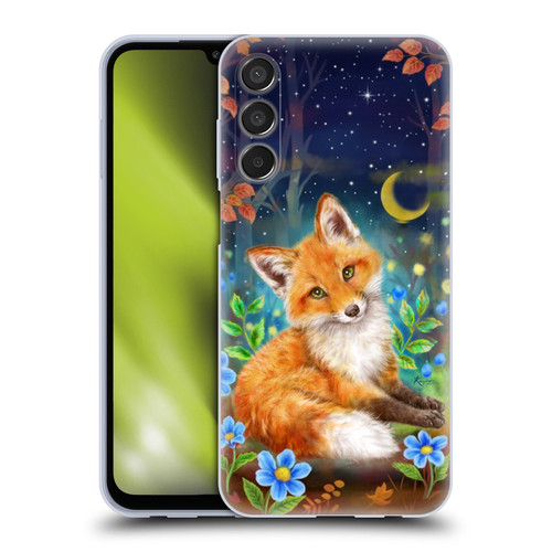 Kayomi Harai Graphic Art Dreamy Night Fox Soft Gel Case for Samsung Galaxy M15/F15 5G