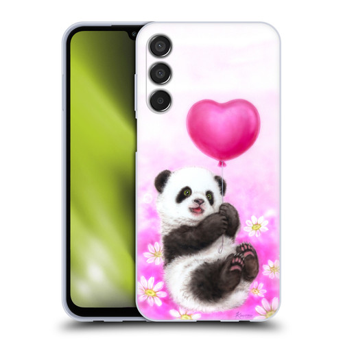 Kayomi Harai Graphic Art Panda Balloon Soft Gel Case for Samsung Galaxy M15/F15 5G