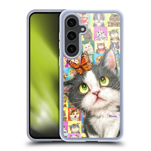 Kayomi Harai Graphic Art Cats Puzzle Soft Gel Case for Samsung Galaxy S24+ 5G