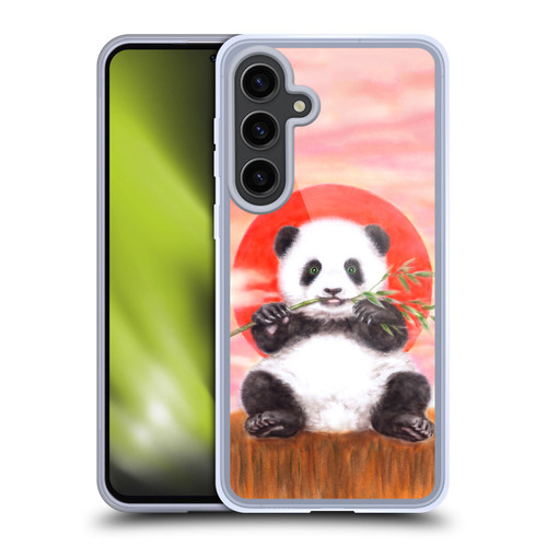 Kayomi Harai Graphic Art Panda Dawn Soft Gel Case for Samsung Galaxy S24+ 5G
