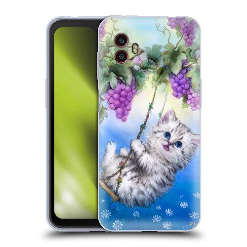 Kayomi Harai Graphic Art Kitten Swing With Grapes Soft Gel Case for Samsung Galaxy Xcover6 Pro/Pro2