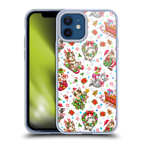Kayomi Harai Magical Fantasy Christmas Kittens Pattern Soft Gel Case for Apple iPhone 12 / iPhone 12 Pro