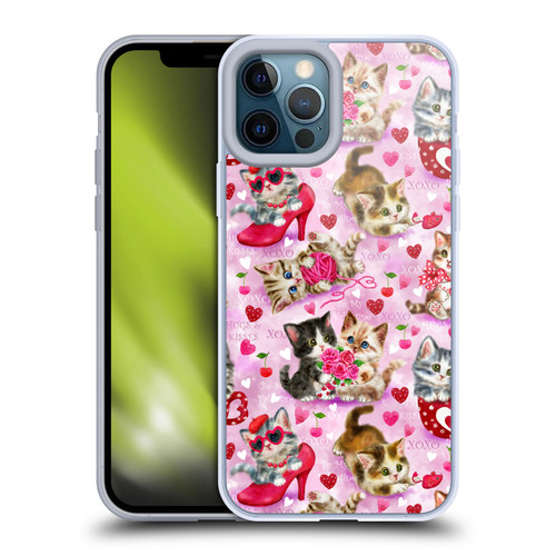 Kayomi Harai Magical Fantasy Hugs & Kisses Kittens Pattern Soft Gel Case for Apple iPhone 12 Pro Max