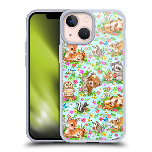 Kayomi Harai Magical Fantasy Woodland Spring Pattern Soft Gel Case for Apple iPhone 13 Mini