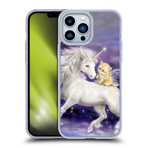 Kayomi Harai Magical Fantasy Unicorn And Kitten Soft Gel Case for Apple iPhone 13 Pro Max