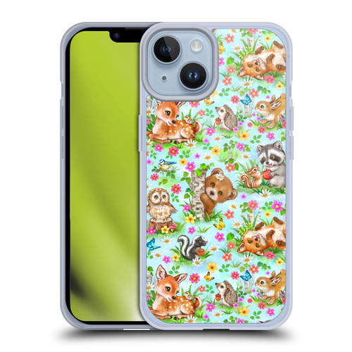 Kayomi Harai Magical Fantasy Woodland Spring Pattern Soft Gel Case for Apple iPhone 14