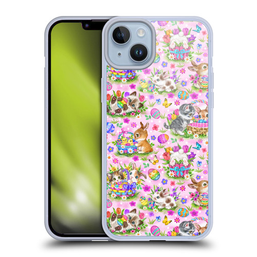 Kayomi Harai Magical Fantasy Easter Friends Pattern Soft Gel Case for Apple iPhone 14 Plus & MagSafe